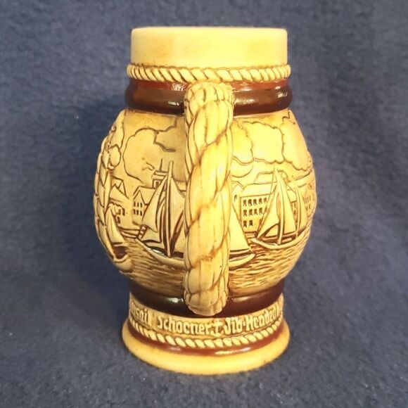 Vintage Avon Mini Stein - Clipper Ships - 1982 - Handcrafted in Brazil - Ceramar - Picture 2 of 8